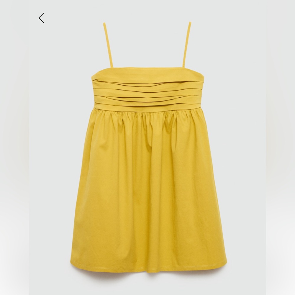 Draped neckline dress